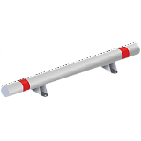 Колесоотбойник металлический усиленный на кронштейнах КУ-1